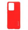 Луксозен силиконов калъф / гръб / Sammato Cover TPU Case за Samsung Galaxy S20 Plus - червен