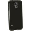 Силиконов калъф / гръб / TPU за Samsung Galaxy S5 G900 / Galaxy S5 Neo G903 - черен / гланц