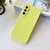 Силиконов калъф / гръб / кейс за Samsung A37 Yellow - жълт кейс със защита за камерата