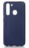 Силиконов калъф / гръб / TPU за Samsung Galaxy A11 - тъмно син / мат