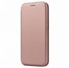 Луксозен кожен калъф Flip тефтер със стойка OPEN за Samsung Galaxy A16 - Rose Gold