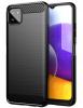 Силиконов калъф / гръб / TPU за Samsung Galaxy A22 5G - черен / carbon