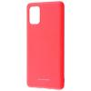 Силиконов калъф / гръб / Molan Cano Glossy Jelly Case за Samsung Galaxy A71 - розов / гланц