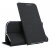 Луксозен кожен калъф Flip тефтер Vennus за Samsung Galaxy S9 G960 - черен / carbon