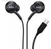 Оригинални стерео слушалки AKG / handsfree / за Samsung Galaxy S25 FE Type-C - черни