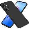 Комплект черен силиконов кейс и стъклен протектор за Samsung Galaxy A37