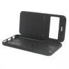 Луксозен силиконов калъф Wow Bumper S-View за Apple iPhone 6 Plus 5.5'' - Mercury Goospery / черен
