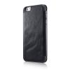 Луксозен кожен калъф Flip тефтер G-Case за Apple iPhone 6 4.7" - черен