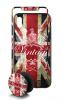 Луксозен твърд гръб 3in1 със стъклен протектор и Popsocket за Apple iPhone X / iPhone XS - Retro British Flag