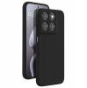 Силиконов калъф / кейс за Motorola Мото G87 - черен гръб със защита за камерата