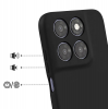 Силиконов калъф / кейс за Motorola Мото Edge 70 Pro - черен гръб със защита за камерата
