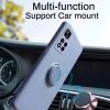 Силиконов твърд гръб TPU кейс / Case Magnetic Finger Ring Car Holder / за Xiaomi Redmi Note 14 Pro - лилав