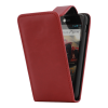 Кожен калъф Flip тефтер за LG Optimus F5 P875 - червен