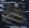 Удароустойчив гръб TPU кейс Slide Camera Case Magnetic Finger Ring Car Holder за Samsung Galaxy S25 Edge - черен
