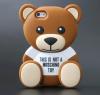 Силиконов калъф / гръб / TPU 3D Moschino Series за Apple iPhone 5 / iPhone 5S - Teddy Bear / кафяв