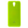 Луксозен силиконов калъф / гръб / TPU Mercury GOOSPERY Jelly Case за HTC Desire 620 - лайм