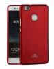 Луксозен силиконов калъф / гръб / TPU Mercury GOOSPERY Jelly Case за Huawei P10 Lite - тъмно червен