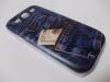 Луксозен заден предпазен твърд гръб / капак / за Samsung Galaxy S3 I9300 / Samsung SIII I9300 - син / дънки