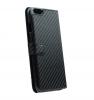 Оригинален кожен калъф Flip тефтер BMW за Apple iPhone 6 4.7" - черен / Carbon