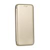 Луксозен кожен калъф Flip тефтер със стойка OPEN за Samsung Galaxy A31 - златист
