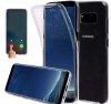Силиконов калъф / гръб / 360° за Samsung Galaxy S10 - прозрачен / 2 части / лице и гръб