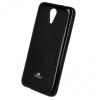 Луксозен силиконов калъф / гръб / TPU Mercury GOOSPERY Jelly Case за HTC Desire 620 - черен