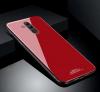 Луксозен стъклен твърд гръб за Huawei Mate 20 Lite - червен