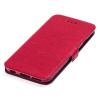 Кожен калъф Flip тефтер Flexi със стойка за Samsung Galaxy S21 - червен