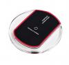 Универсално зарядно за безжично захранване / Fantasy Wireless Charger Pad Qi Standard - черно с червено