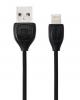 Оригинален USB REMAX Lesu Data кабел RC-050t 2в1 2m / Lightning & Micro USB Charging Data Cable 2in1 - черен