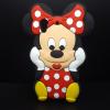 Силиконов калъф / гръб / TPU 3D за HTC Desire 630 - черен / Minnie Mouse