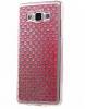 Силиконов калъф / гръб / TPU за Samsung Galaxy A5 SM-A500F / Samsung A5 - розов с камъни
