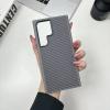 Луксозен гръб / кейс / Troy Case с безжично зареждане MagSafe за Samsung Galaxy S25 Ultra - сив / carbon