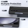 Луксозен калъф с твърд гръб Cover Case за Samsung Z Fold 7 - черен