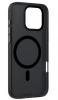Оригинален удароустойчив гръб TPU кейс Youngkit Hidden Sand Series Case с безжично зареждане MagSafe за Apple iPhone 16 Pro (6.3) - черен
