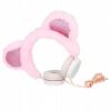 Плюшени стерео слушалки Bear Ears / Stereo Headphones Bear Ears - розови