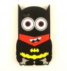 Силиконов калъф / гръб / TPU 3D за Apple iPhone 6 / 6S - черен / Minion Batman