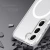 Силиконов калъф / гръб / Clear Case MagSafe за Samsung Galaxy S24 Plus - прозрачен