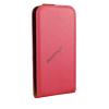 Кожен калъф Flip тефтер Flexi със силиконов гръб за Huawei Ascend Y635 / Huawei Y635 - червен