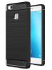 Силиконов калъф / гръб / TPU за Huawei P9 Lite - черен / carbon