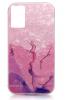 Луксозен силиконов калъф / кейс / TPU Colorful Marble за Samsung Galaxy A32 4G - розов с лилаво