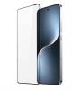 5D full cover Tempered glass Full Glue screen protector Honor Magic 7 Pro / Извит стъклен скрийн протектор с лепило от вътрешната страна за Honor Magic 7 Pro - черен кант