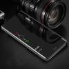 Луксозен калъф Clear View Cover с твърд гръб за Samsung Galaxy A6s - черен