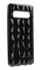 Луксозен силиконов калъф / гръб / TPU за Samsung Galaxy S10 - призма / черен