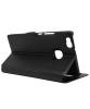 Луксозен кожен калъф Flip S-View тефтер със стойка за Huawei P9 Lite - черен