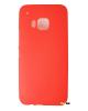 Силиконов калъф / гръб / TPU i-Zore за HTC One M9 - червен / мат