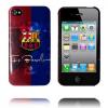 Заден предпазен твърд гръб за Apple iPhone 4 / 4S - "FC Barcelona" 1