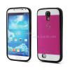 Луксозен силиконов калъф / гръб / ТПУ за Samsung Galaxy S4 S IV SIV i9500 i9505 - розово и бяло