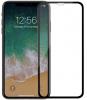 3D full cover Tempered glass screen protector Apple iPhone XR / Извит стъклен скрийн протектор Apple iPhone XR - черен