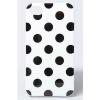 Заден предпазен твърд гръб за Apple iPhone 4 / 4S - бял на черни точки